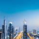 Cityscape at twilight